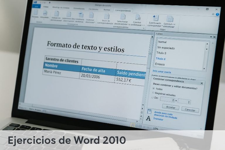 Curso de Ejercicios de Word 2010